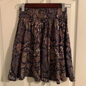 H&M floral skater skirt